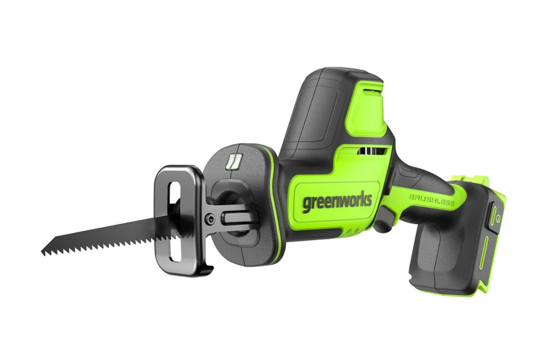 Пила сабельная акк. 24V Greenworks GPT-CRS-25 (без АКБ/ЗУ) 1200507 по цене 