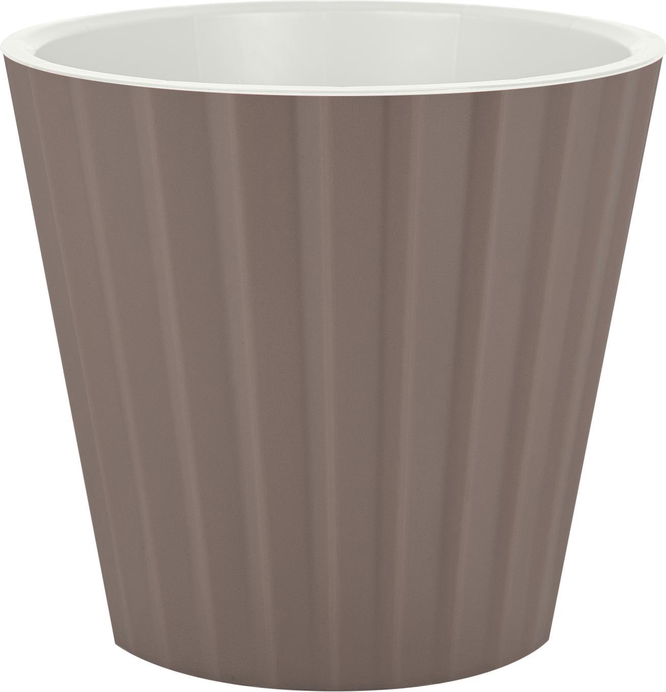 Кашпо ИнГрин Санд 16см 2л c дренажной вставкой, французский платан по цене 