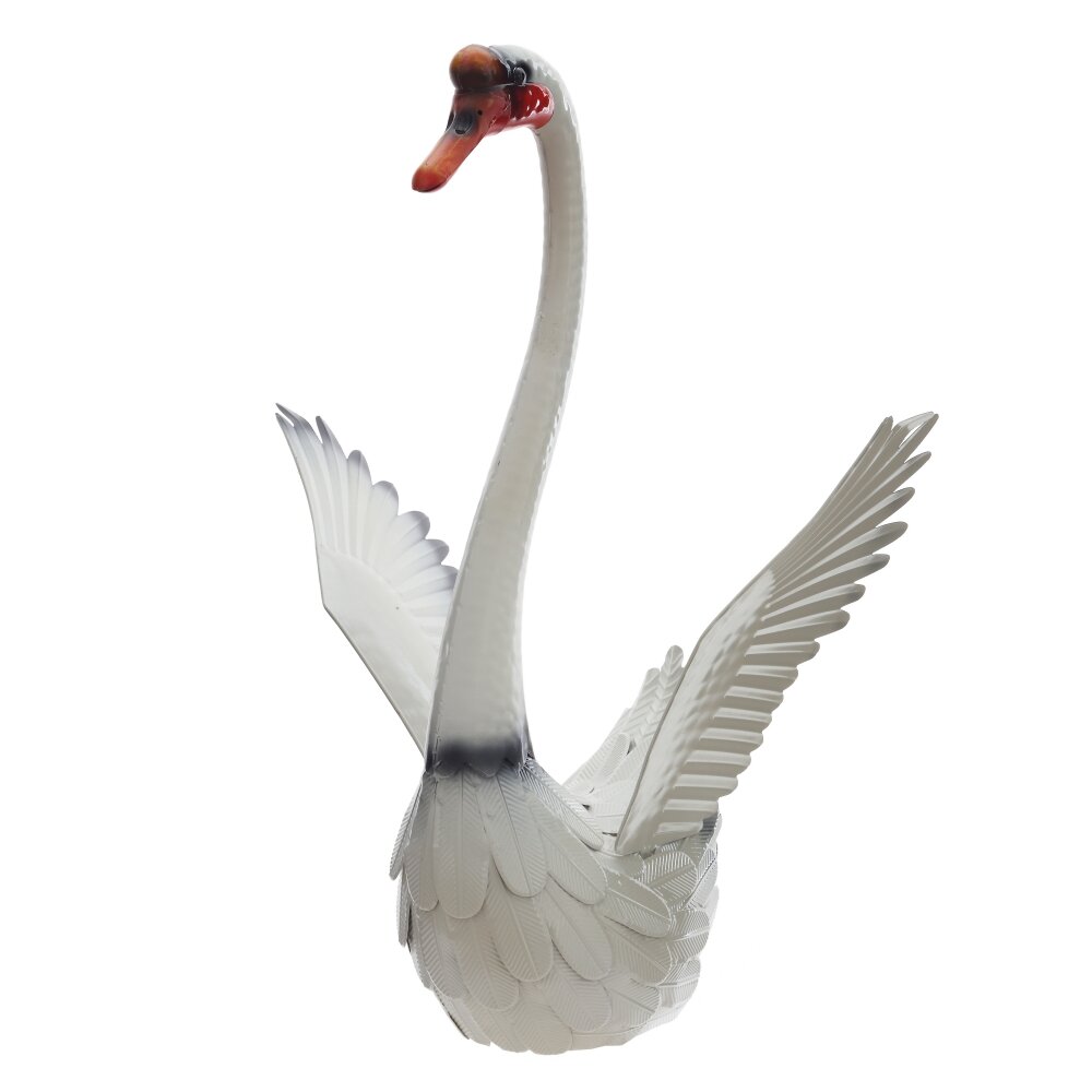 Фигура декоративная Лебедь 28х56х61см, металл арт.819764 по цене 