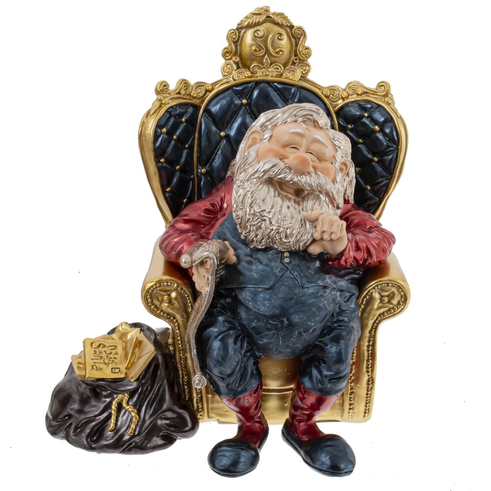 Фигурка декоративная Дед Мороз 15х12,5х15,5см арт.813151 по цене 