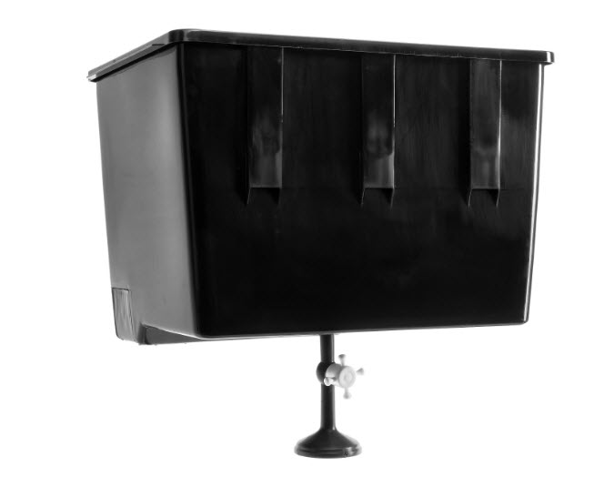 Бак для душа 55л с ЭВН 20-60 ˚С пластик, черный арт.4898078 по цене 