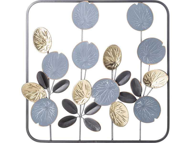 Панно настенное Цветочная Симфония 50х50х3,2см, сталь арт.680-197 по цене 