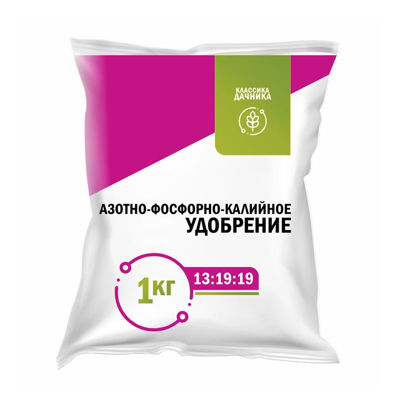 Удобрение сухое НовАгро Азотно-фосфорно-калийное 1 кг по цене 