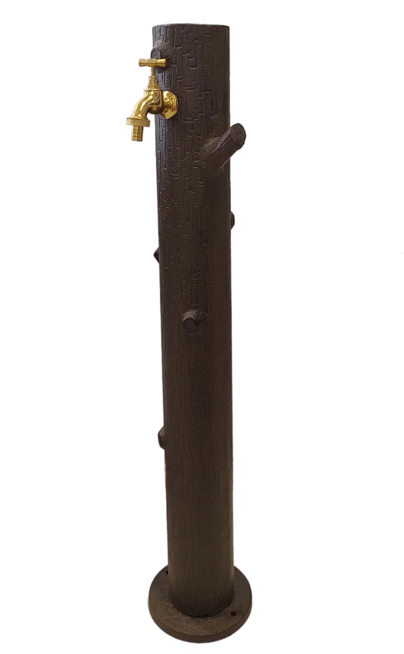 Колонка садовая для воды из алюминия коричневый 17,5х17,5х91см арт.GLQ 1288 (Brown) по цене 