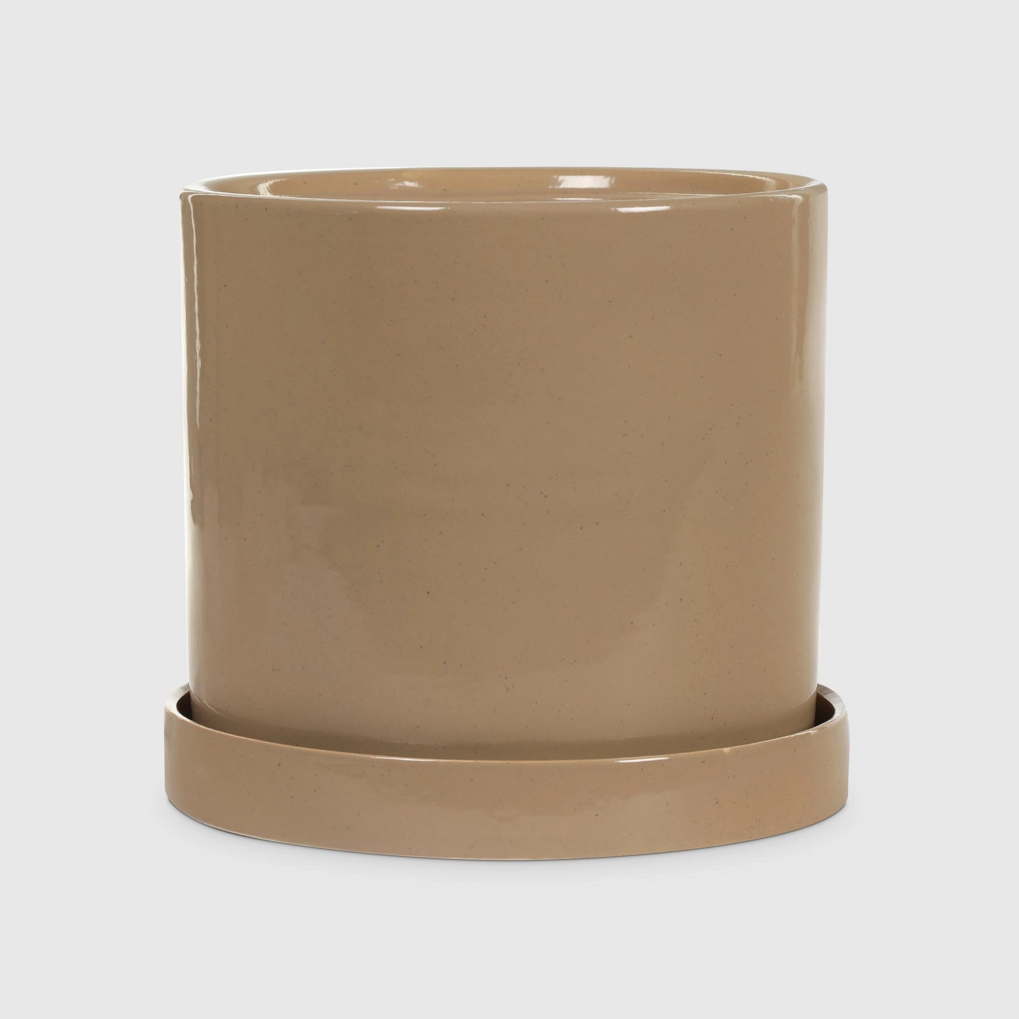 Горшок Лидер 10х12см 0,7л латте, керамика арт.10005585 по цене 