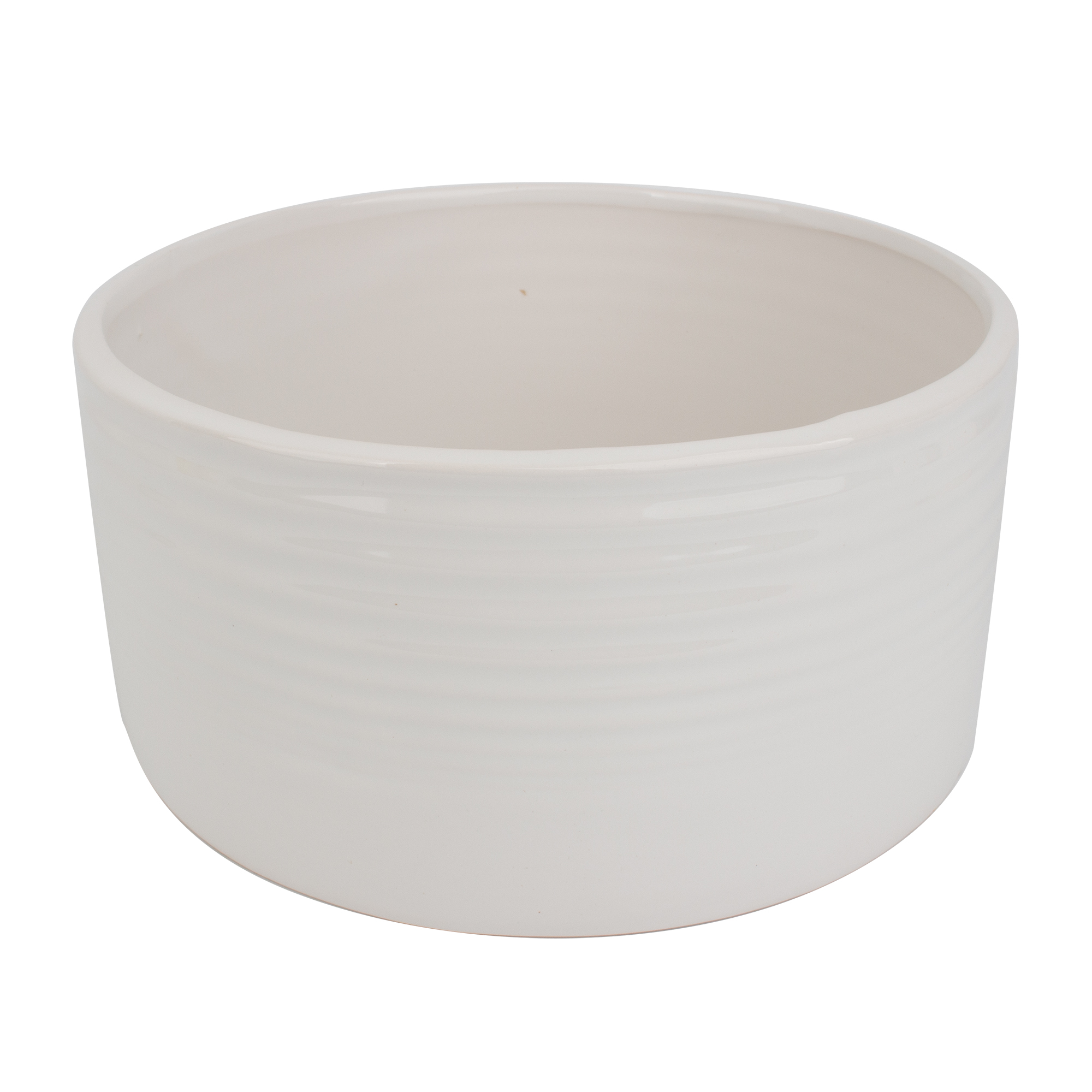 Кашпо для растений 10,5х21,5см белый, керамика арт.266632 по цене 