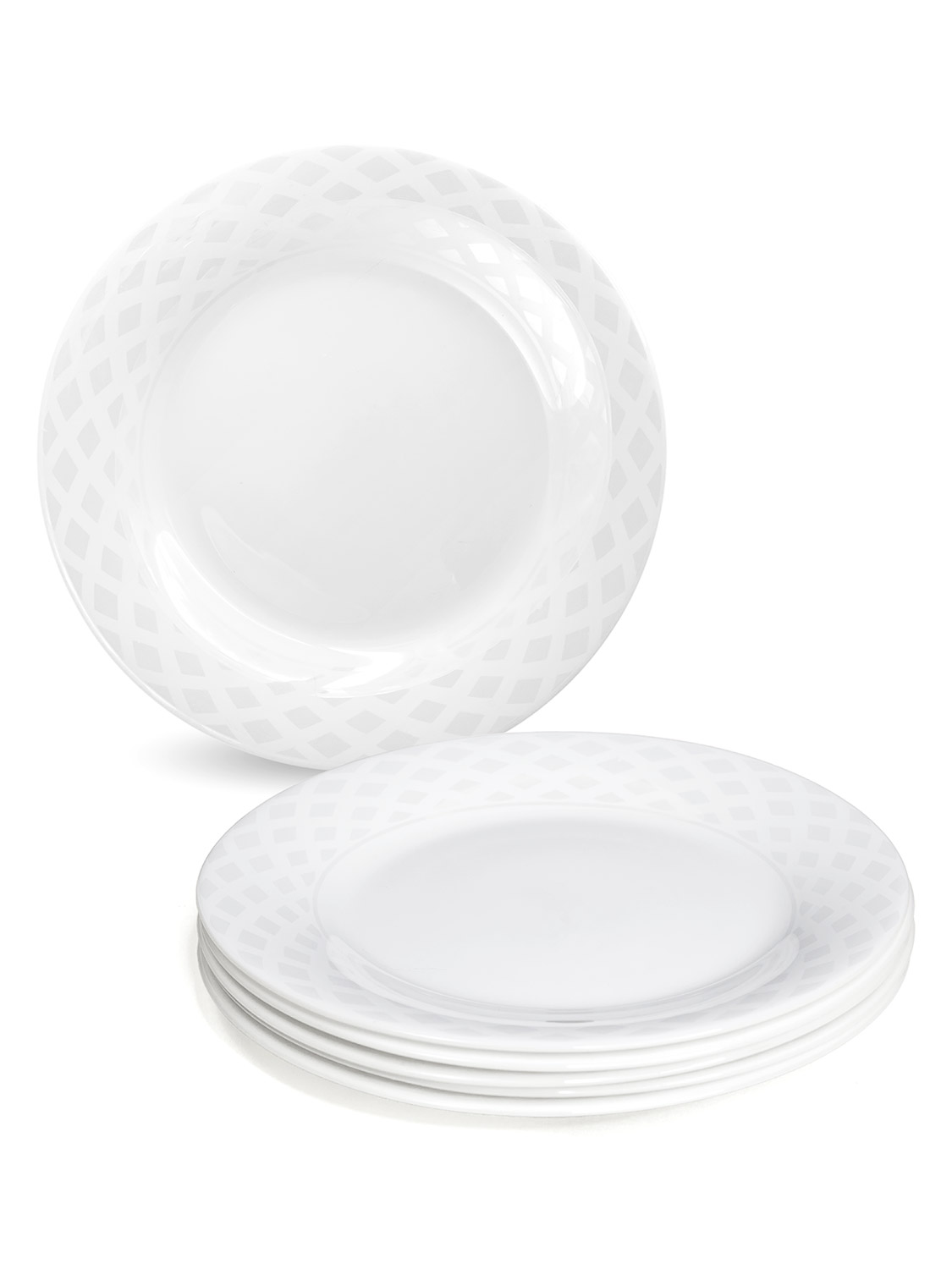 Тарелка обеденная СИЛЬВЕР 23см, стекло арт.LFBP90K2223 по цене 