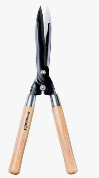 Кусторез с волнистыми лезвиями на деревянных ручках L=250мм лезвия х 200мм х 3,5мм (ручки) по цене 