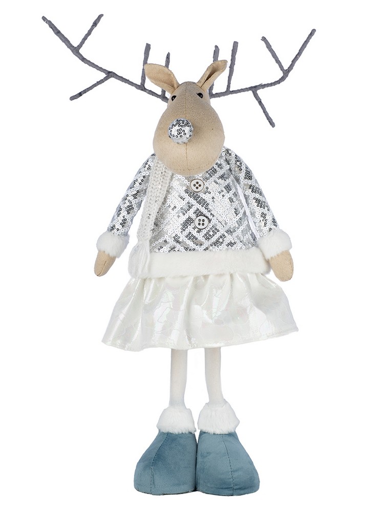 Игрушка мягконабивная Олень девочка 16х18х63см арт.90612 по цене 