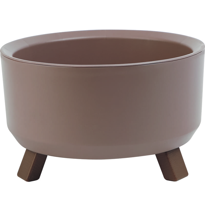 Кашпо Грация прайм 2,25л Мокачино пластик арт.КШ-4291 по цене 