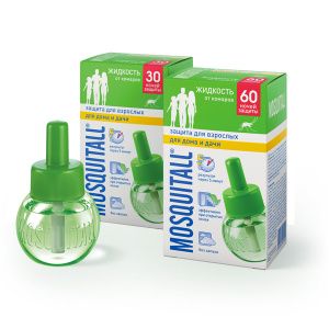 MOSQUITALL жидкость от комаров защита для взрослых 30 ночей 30мл