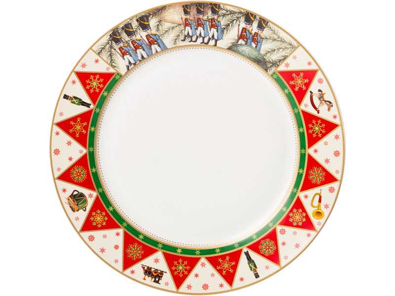 Тарелка обеденная Лефард Щелкунчик фарфор 27см арт.85-1918 по цене 