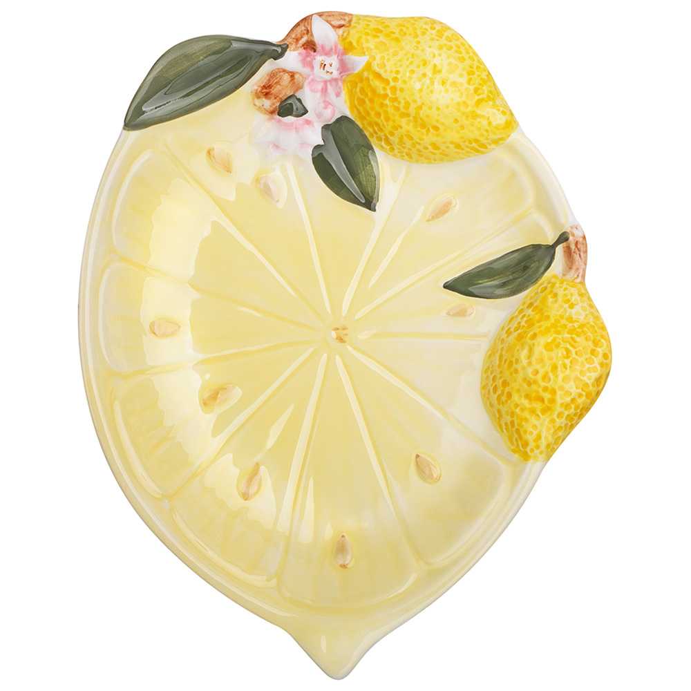 Блюдо Лефард Лемон Три 22x17,5x4см, керамика арт.358-3000 по цене 