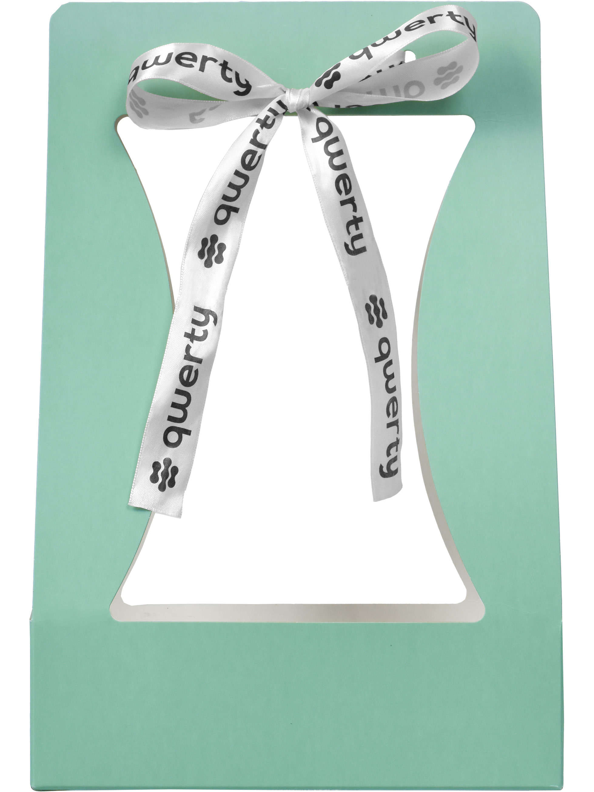 Пакет для цветов Корзина с лентой зеленый по цене 