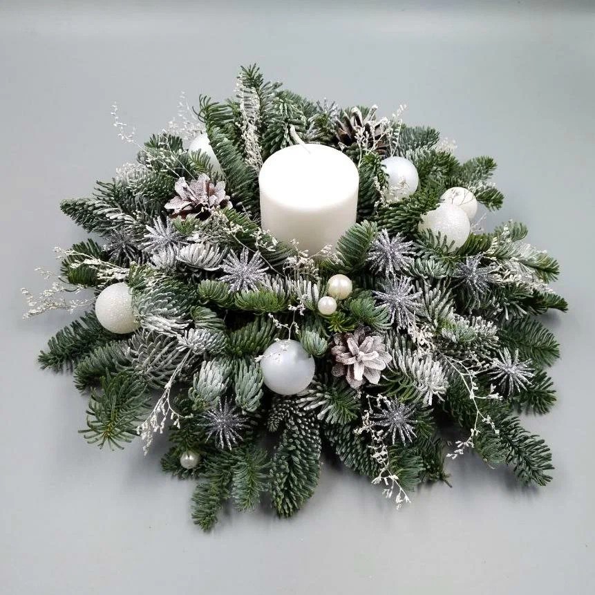 Композиция новогодняя 1590 руб по цене 