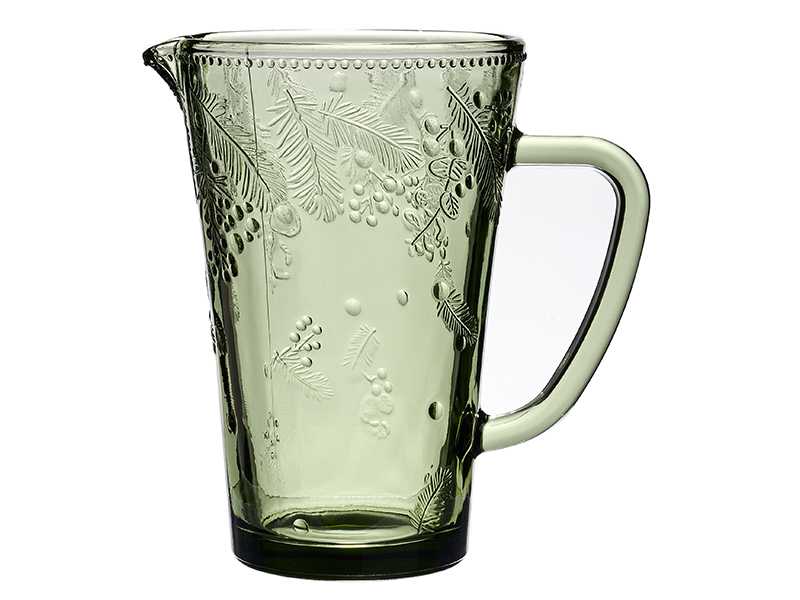 Кувшин Лефард Праздник 1000мл зеленый, стекло арт.355-403 по цене 