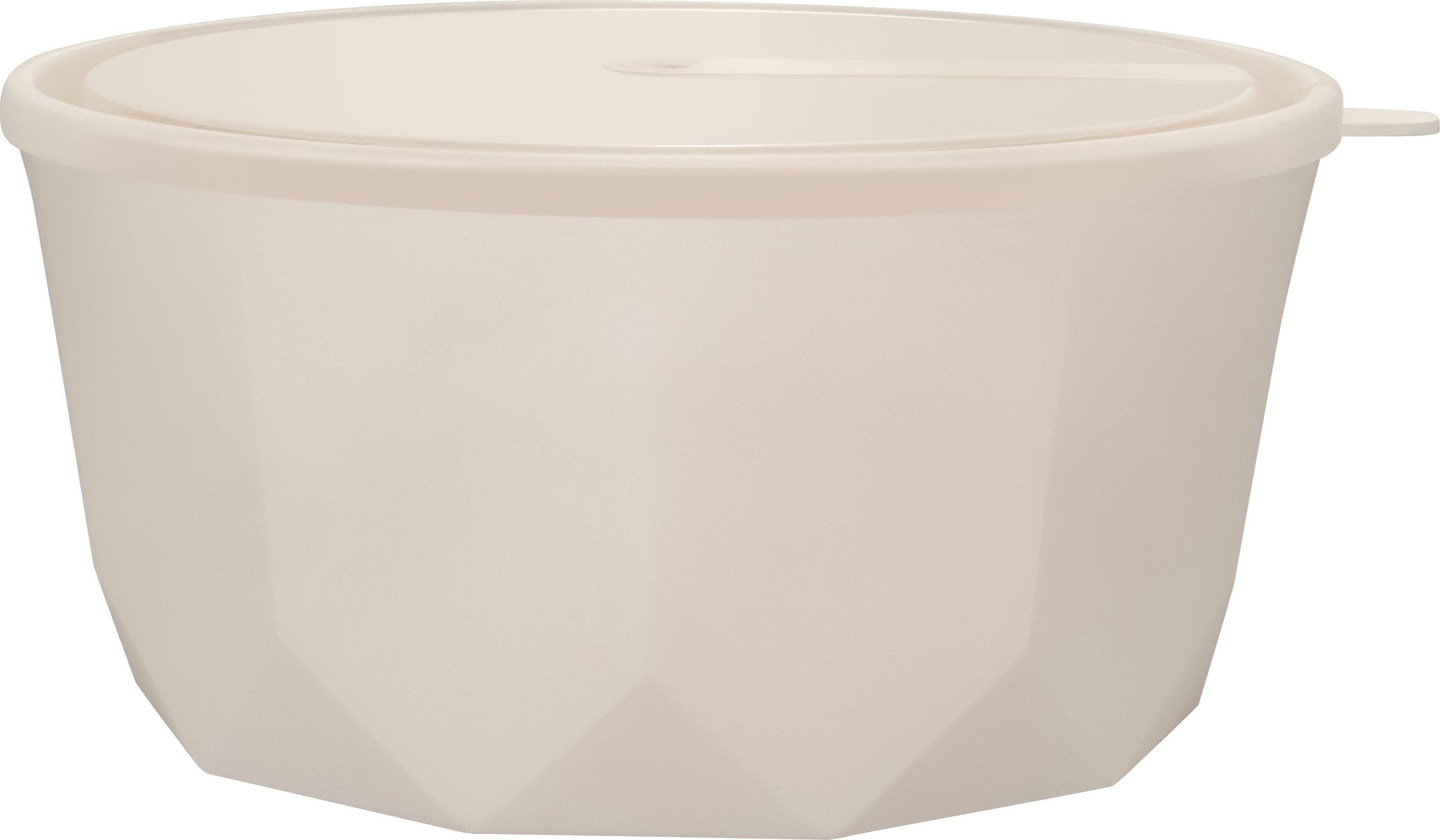 Салатник с крышкой Пласт Тайм Стокгольм 1,7л молочный туман по цене 