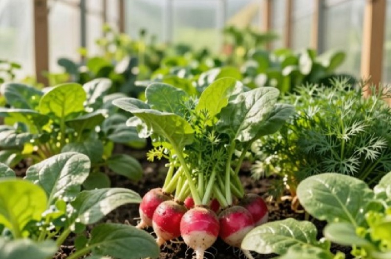 Посейте холодостойкие овощи 