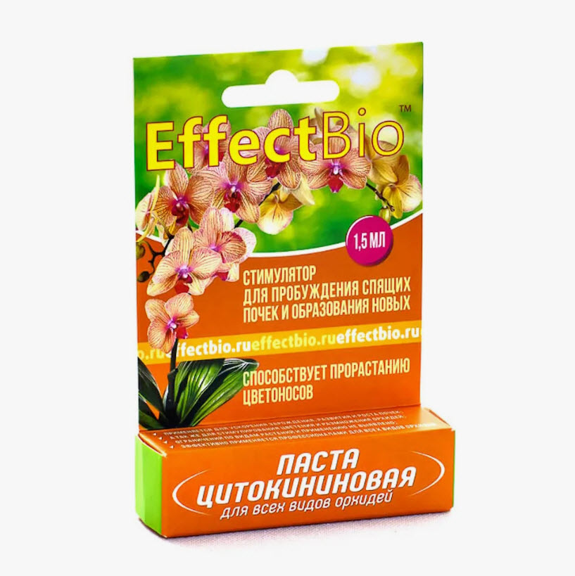 Паста цитокининовая Эффект Био для орхидей в коробке 1,5мл по цене 