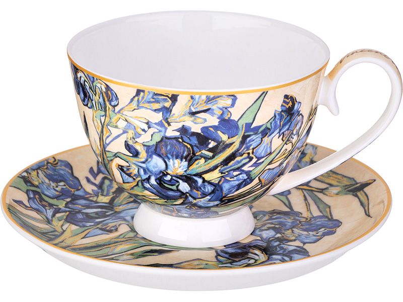 Пара чайная Лефард Ирисы Ван Гог 250мл фарфор арт.104-1012 по цене 