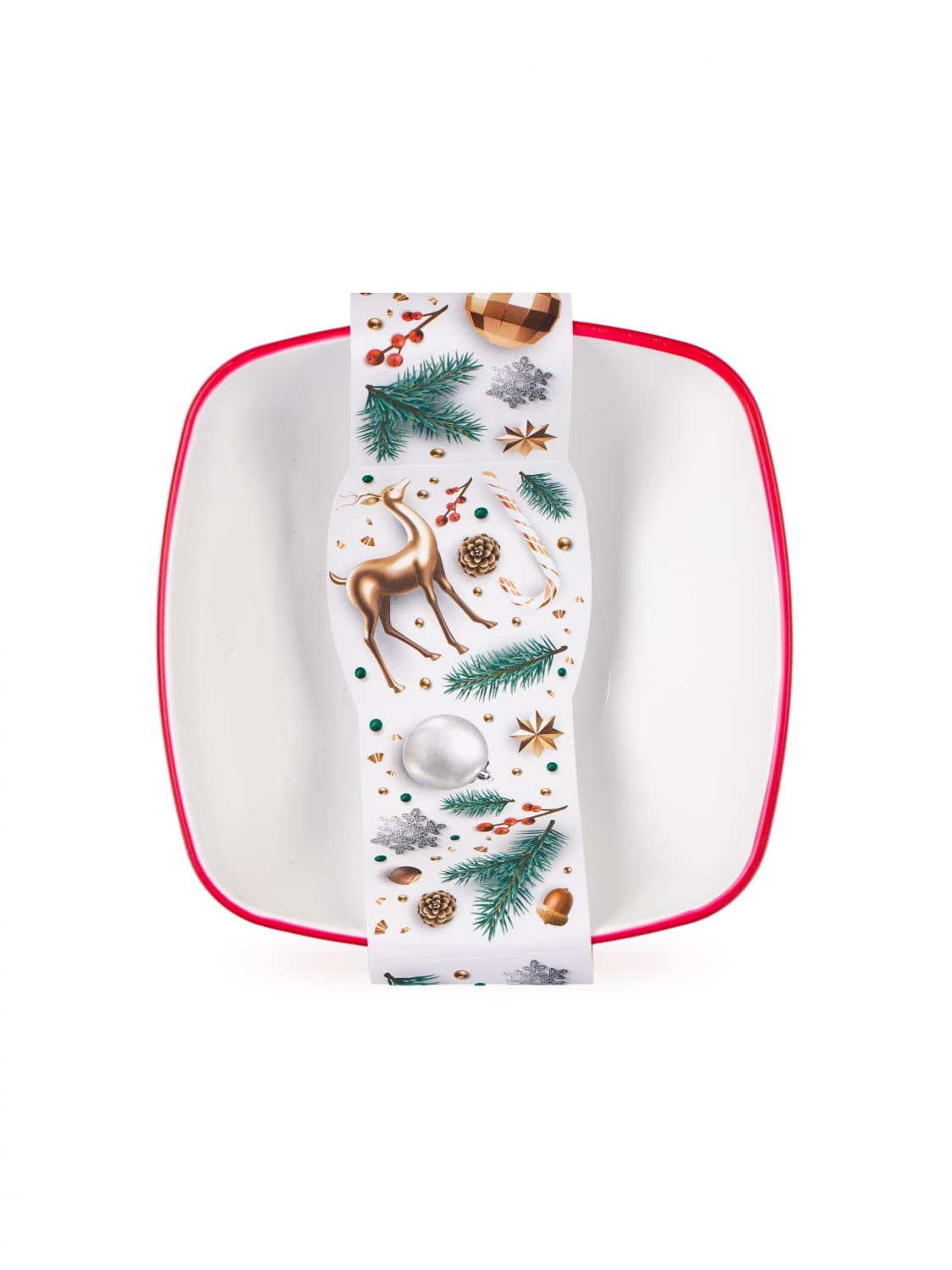 Салатник Сказочный лес 0,7л, красный арт.C34691 по цене 