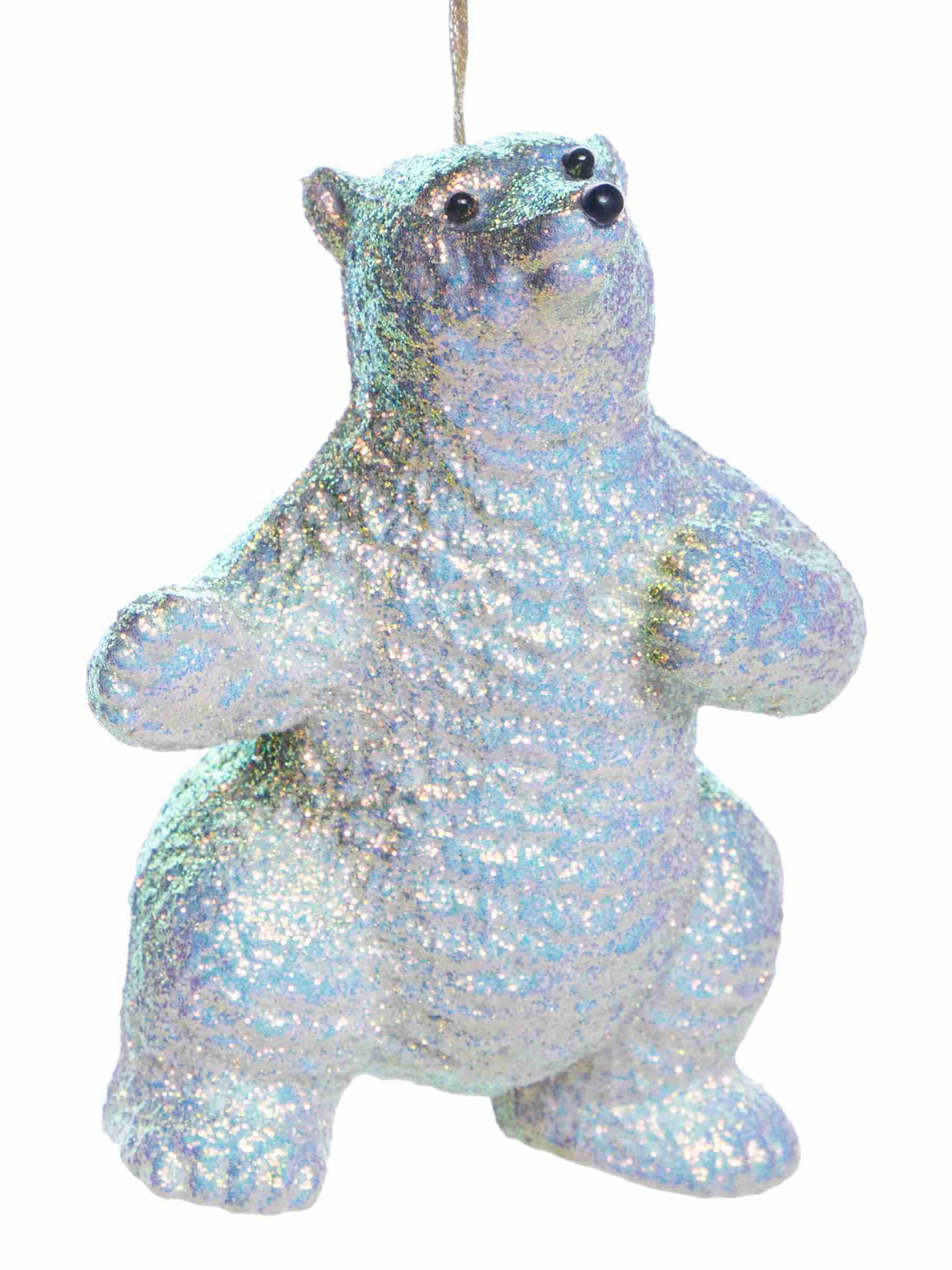 Украшение новогоднее подвесное Медведь 6х8х11,5см арт.92208 по цене 