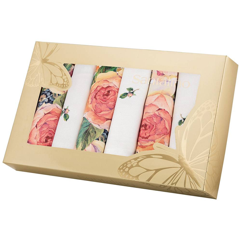 Комплект салфеток винтаж кремовый 6шт 40х40см по цене 