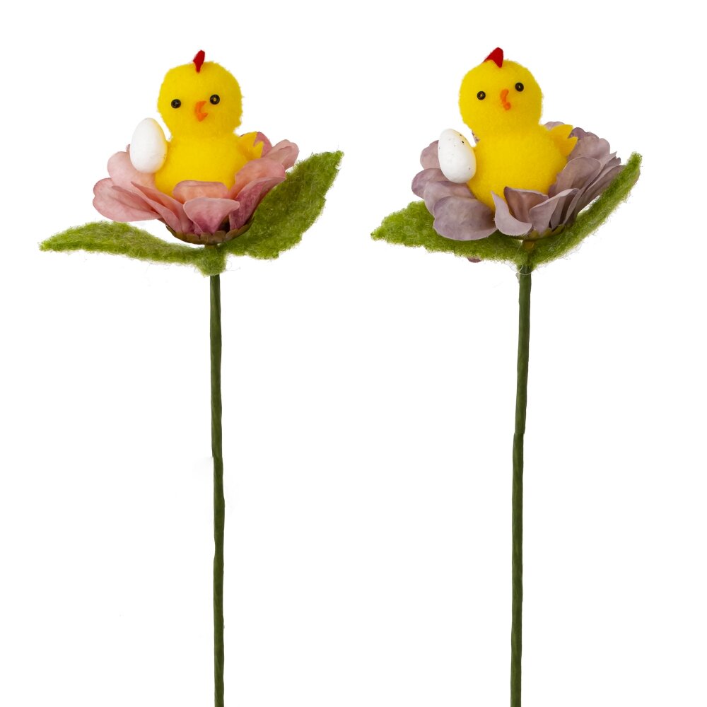 Изделие декоративное вставка Цыпленок 6x3x33см 2в арт.816202 по цене 