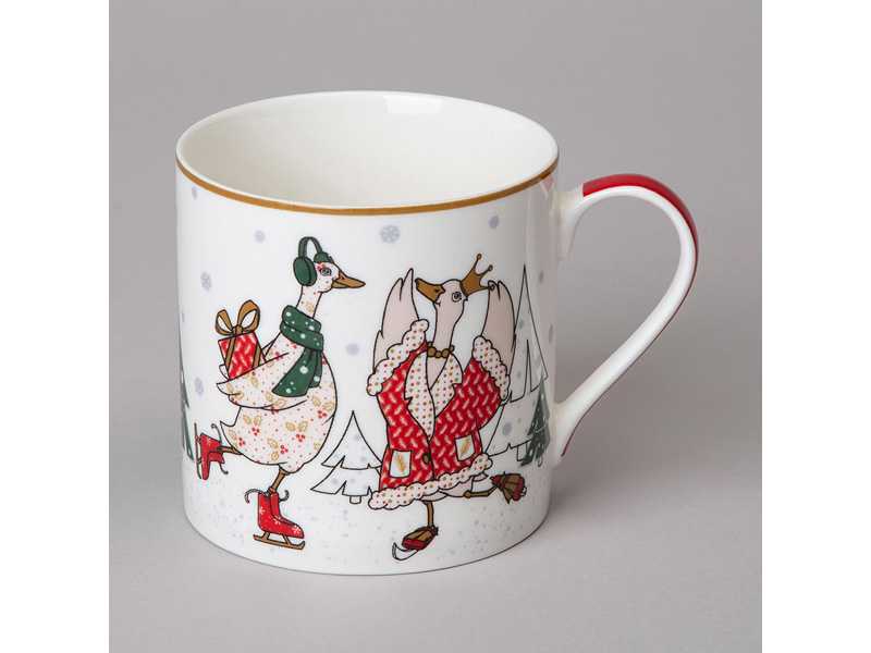 Кружка Лефард Семейное Рождество 425мл, фарфор арт.425-209 по цене 