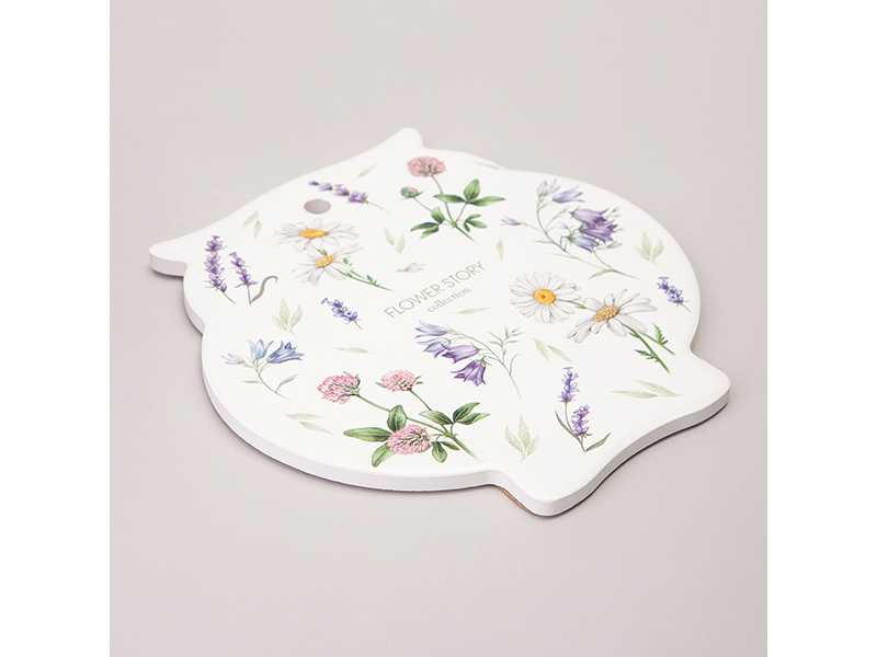 Подставка под горячее Агнесс История цветов 16x16x1см, керамика арт.358-2189 по цене 