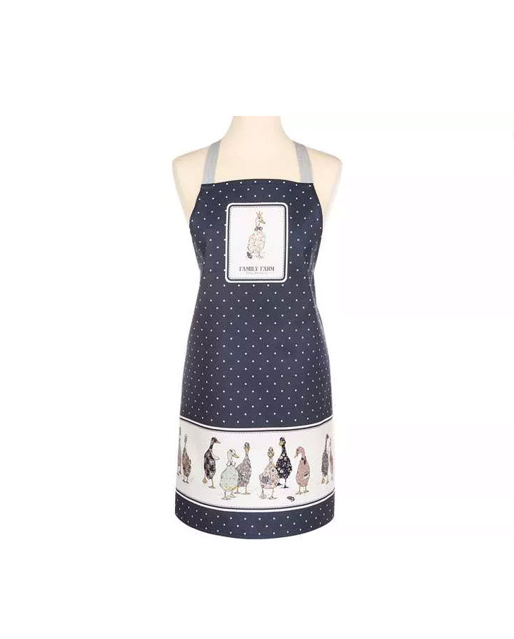 Фартук Семейная ферма, хлопок твил, синий арт.850-742-72 по цене 