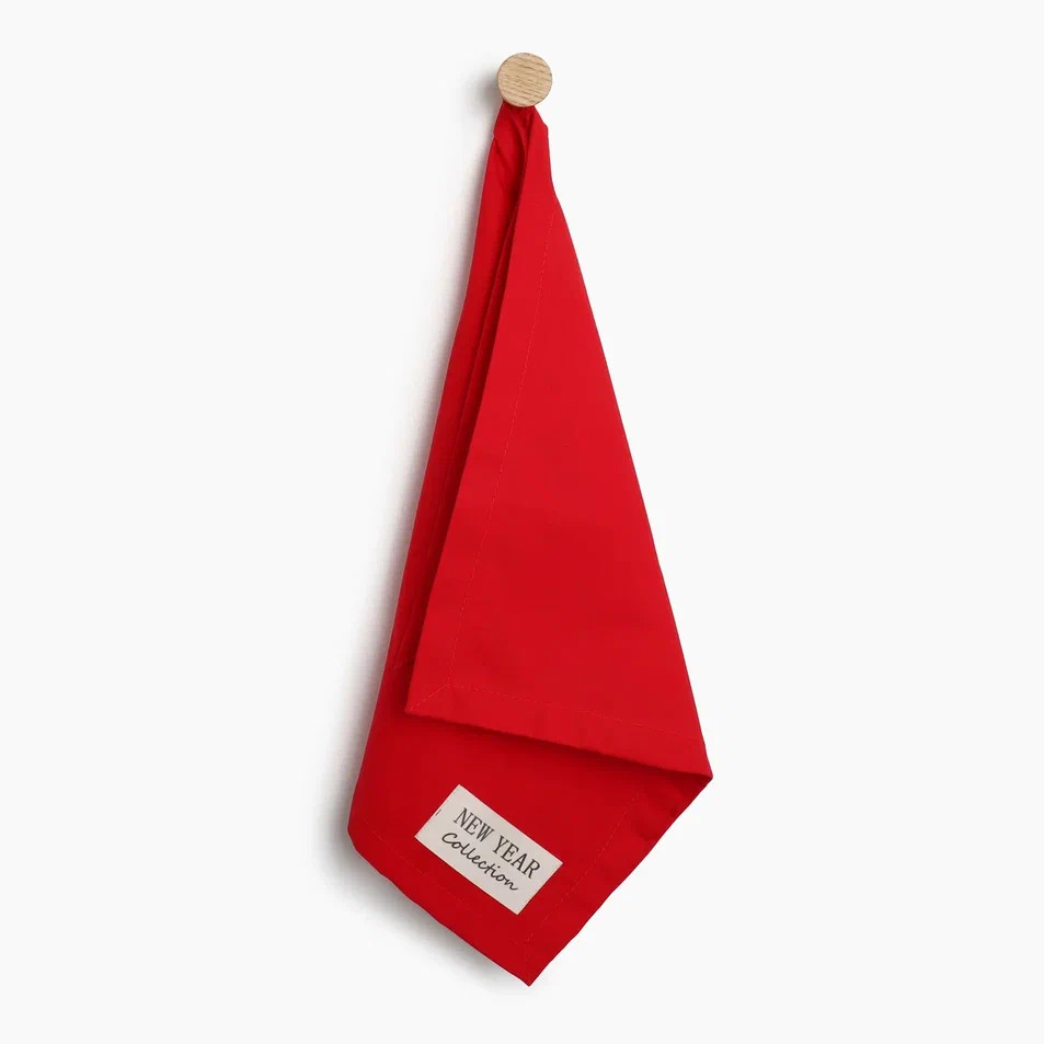 Полотенце Этель Новогодняя коллекция, красный, 40х73см, хлопок арт.10472182 по цене 