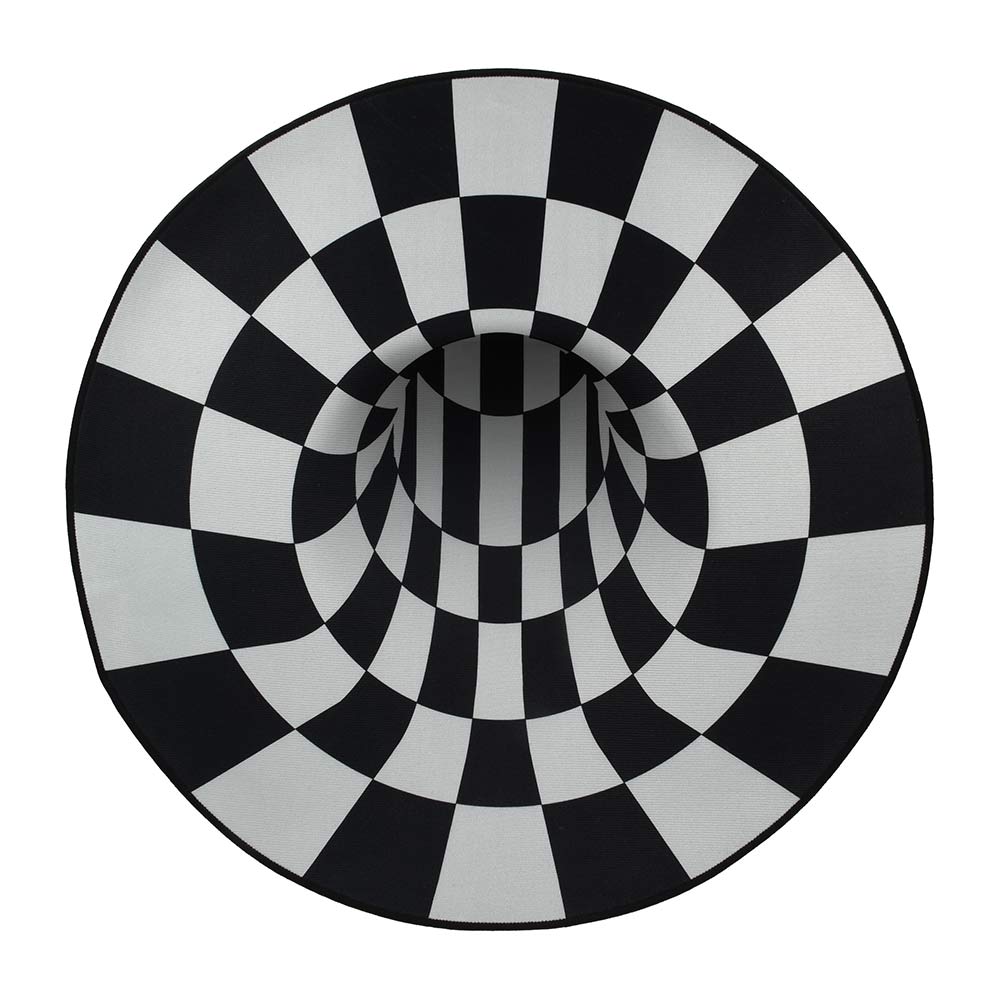 Коврик влаговпитывающий Вортекс Велюр Воронка 3D 80см, круглый арт.24400 по цене 