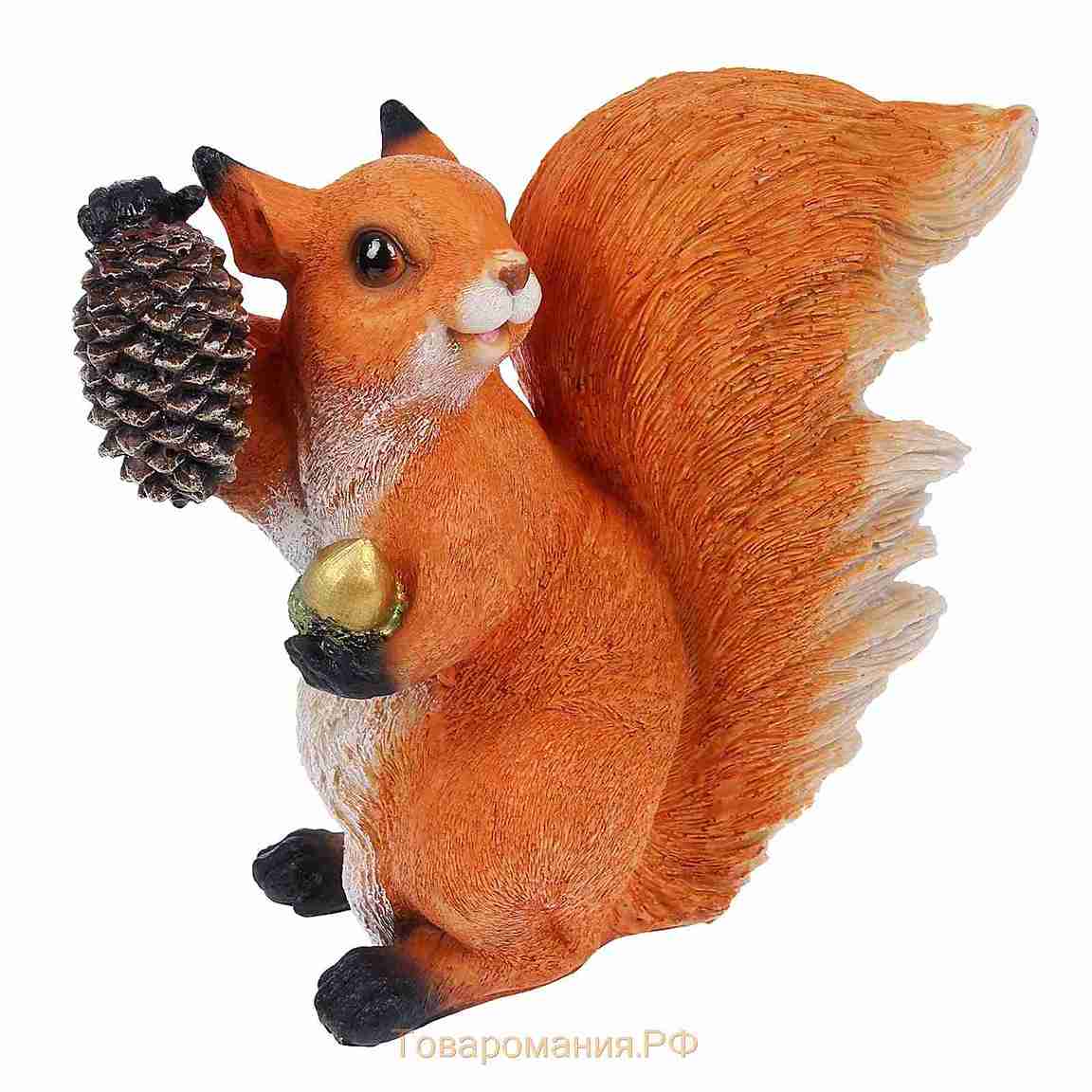 Фигура Белка с шишкой 28х20х15см, полистоун арт.F149 по цене 