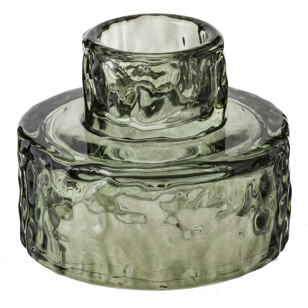 Подсвечник 6,5х6,5x5см, зеленый стекло арт.814795 по цене 