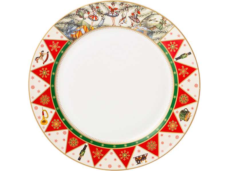Тарелка обеденная Лефард Щелкунчик фарфор 27см арт.85-1917 по цене 