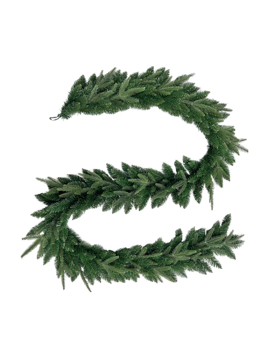 Гирлянда новогодняя Хвоя из ПВХ и полиэтилена 30х30х270см арт.92795 по цене 