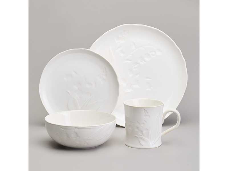 Набор обеденный Лефард Ландыши 4пер 16пр, фарфор арт.409-209 по цене 