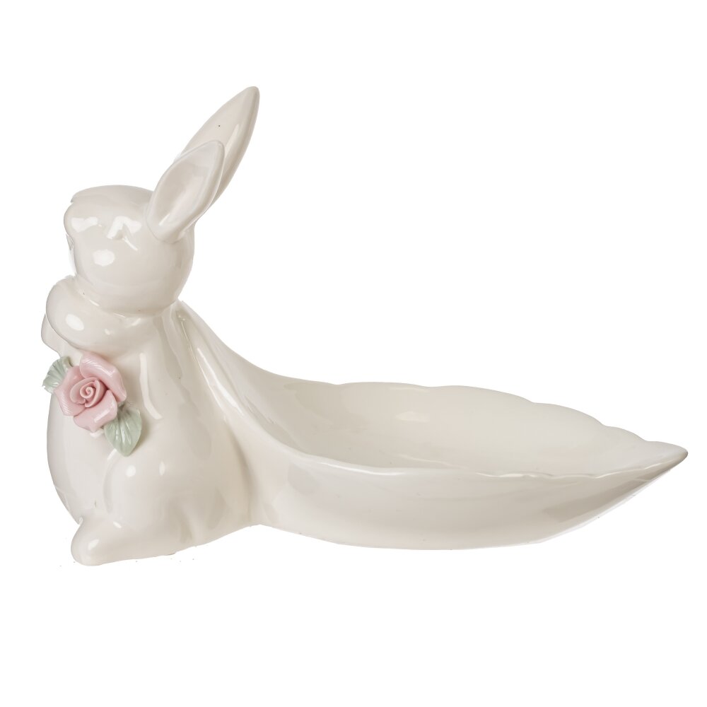 Блюдо Заяц 18х7,5х12,5см, фарфор арт.816330 по цене 