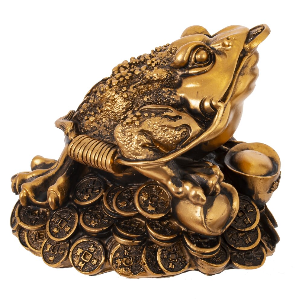 Фигурка Лягушка денежная 10х12,5х10,5см арт.817865 по цене 