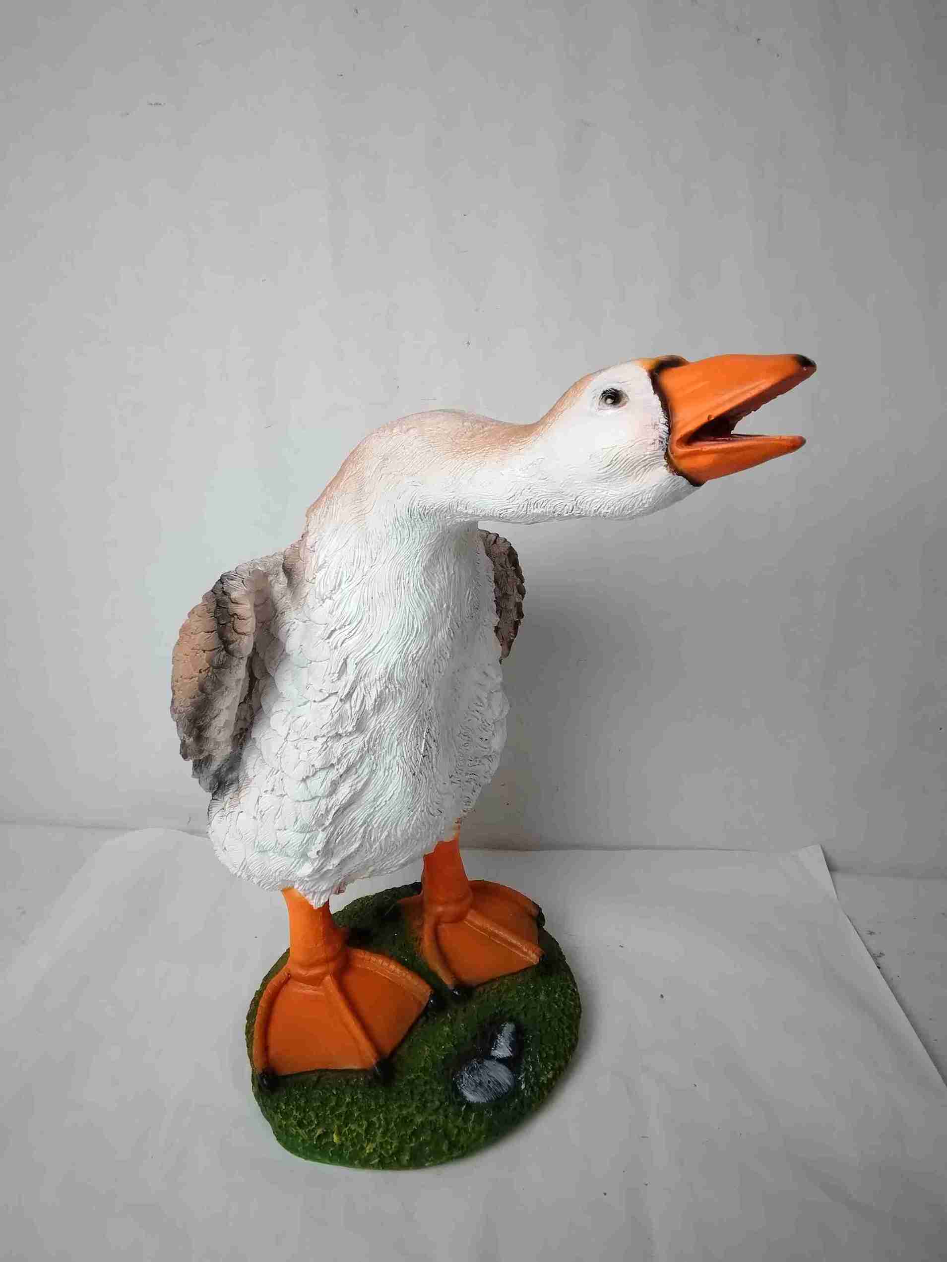 Фигура Гусь шипящий 40см, полистоун арт.ФП242 по цене 