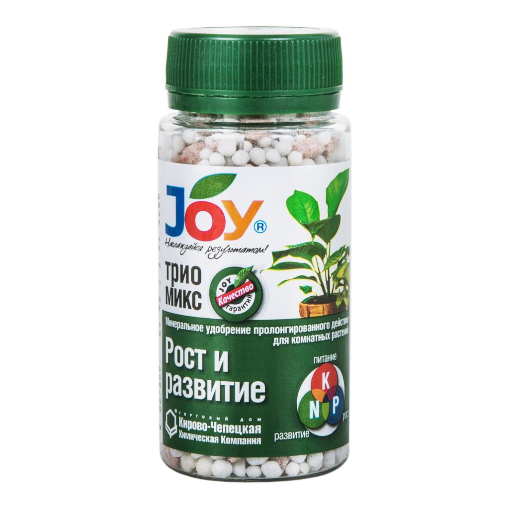 Удобрение минеральное сухое Джой Трио Микс для роста и развития 100г по цене 
