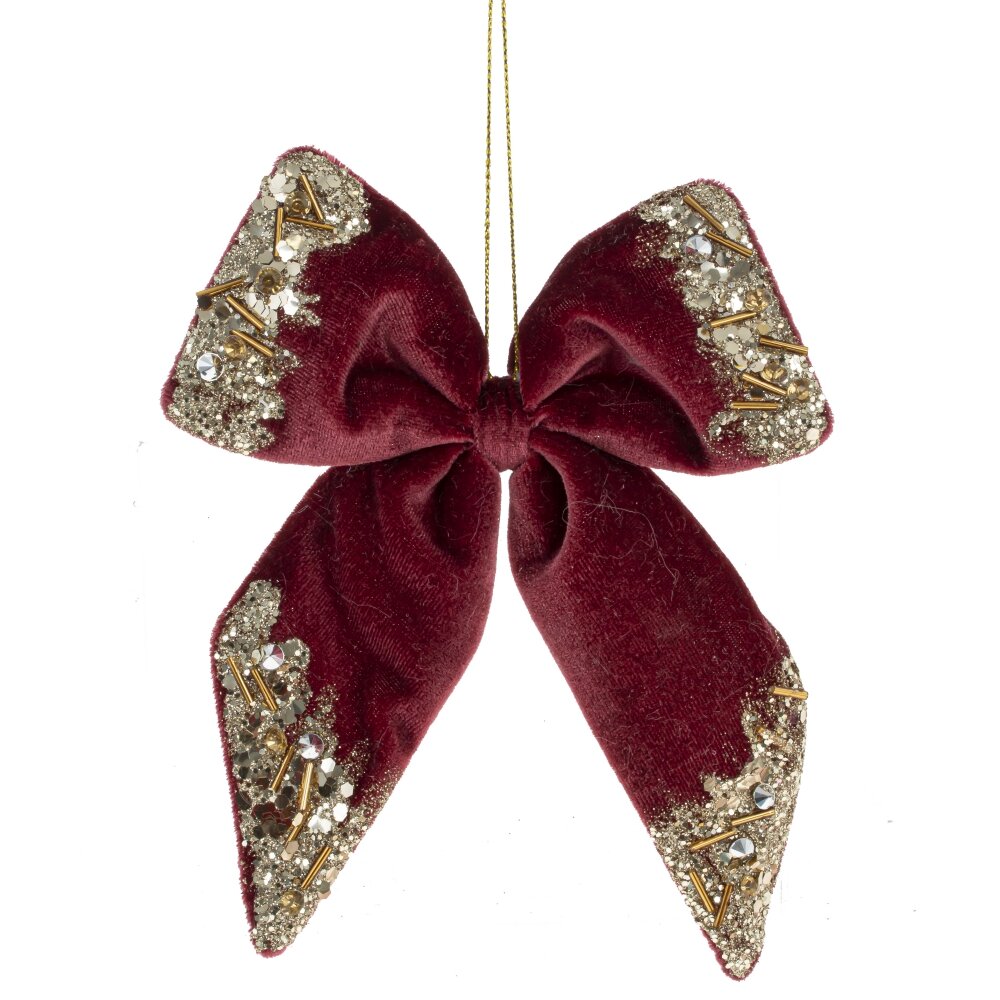 Изделие декоративное подвесное Бант 17х2х15см арт.793117 по цене 