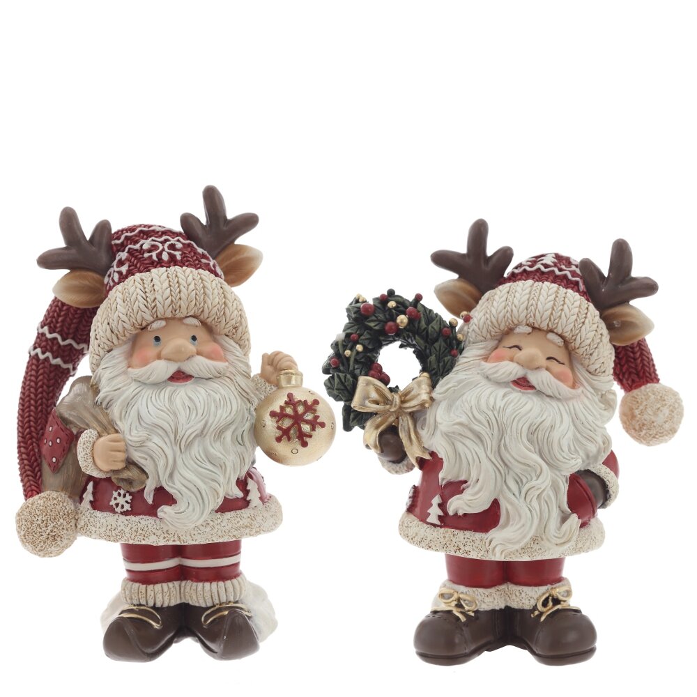 Фигурка декоративная Дед Мороз 10,5х7,5х11,5см 2в. арт.824806 по цене 