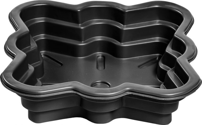 Кашпо Декор пластик черный 66х18см арт.562000110-40 по цене 