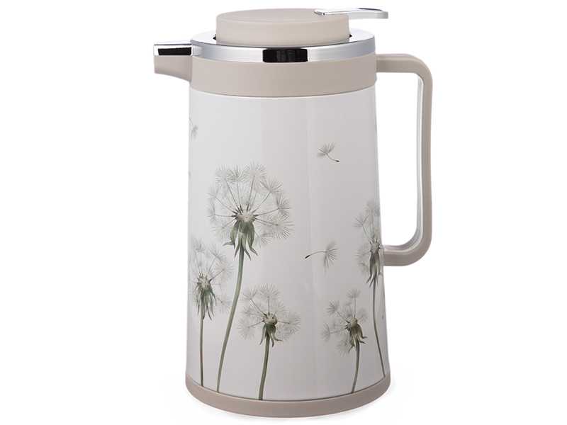 Термос со стеклянной колбой Одуванчик 950мл крышка с клапаном, стекло/пластик арт.734-206 по цене 