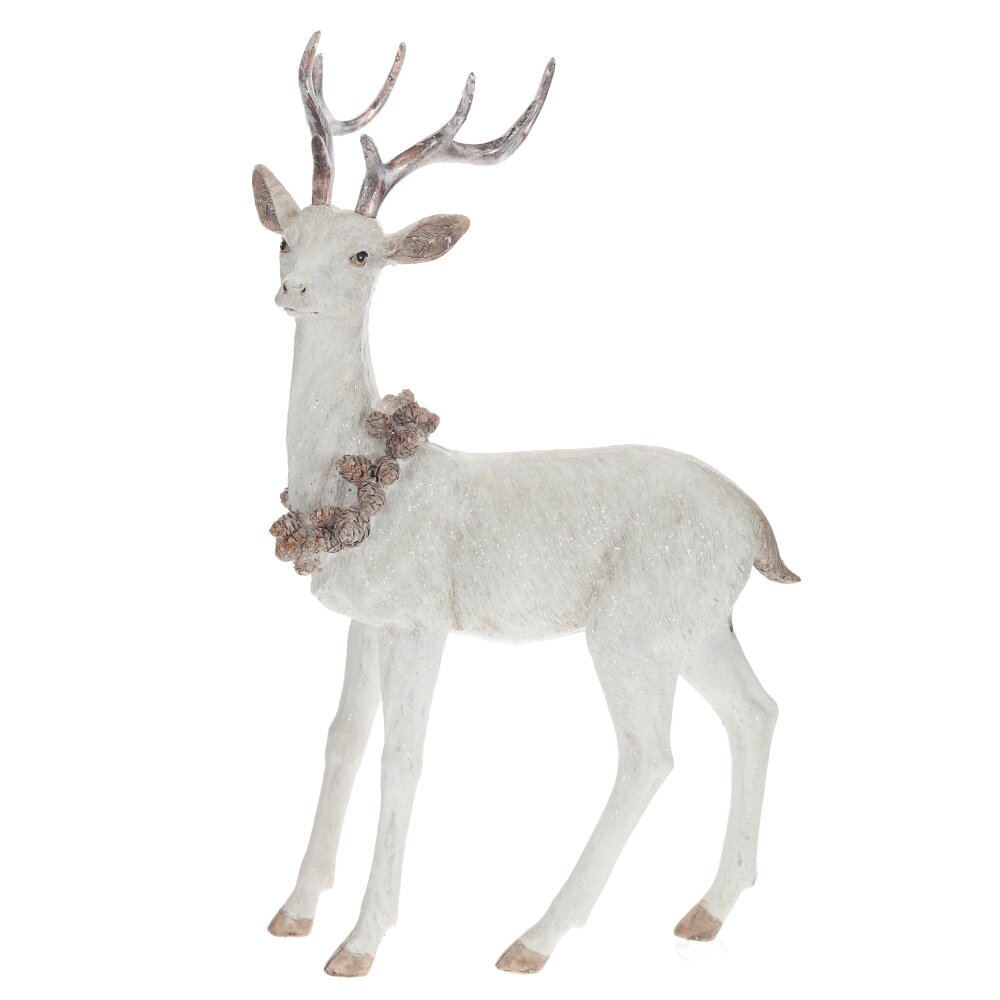 Фигурка декоративная Олень 20,5х13х34см арт.743940 по цене 