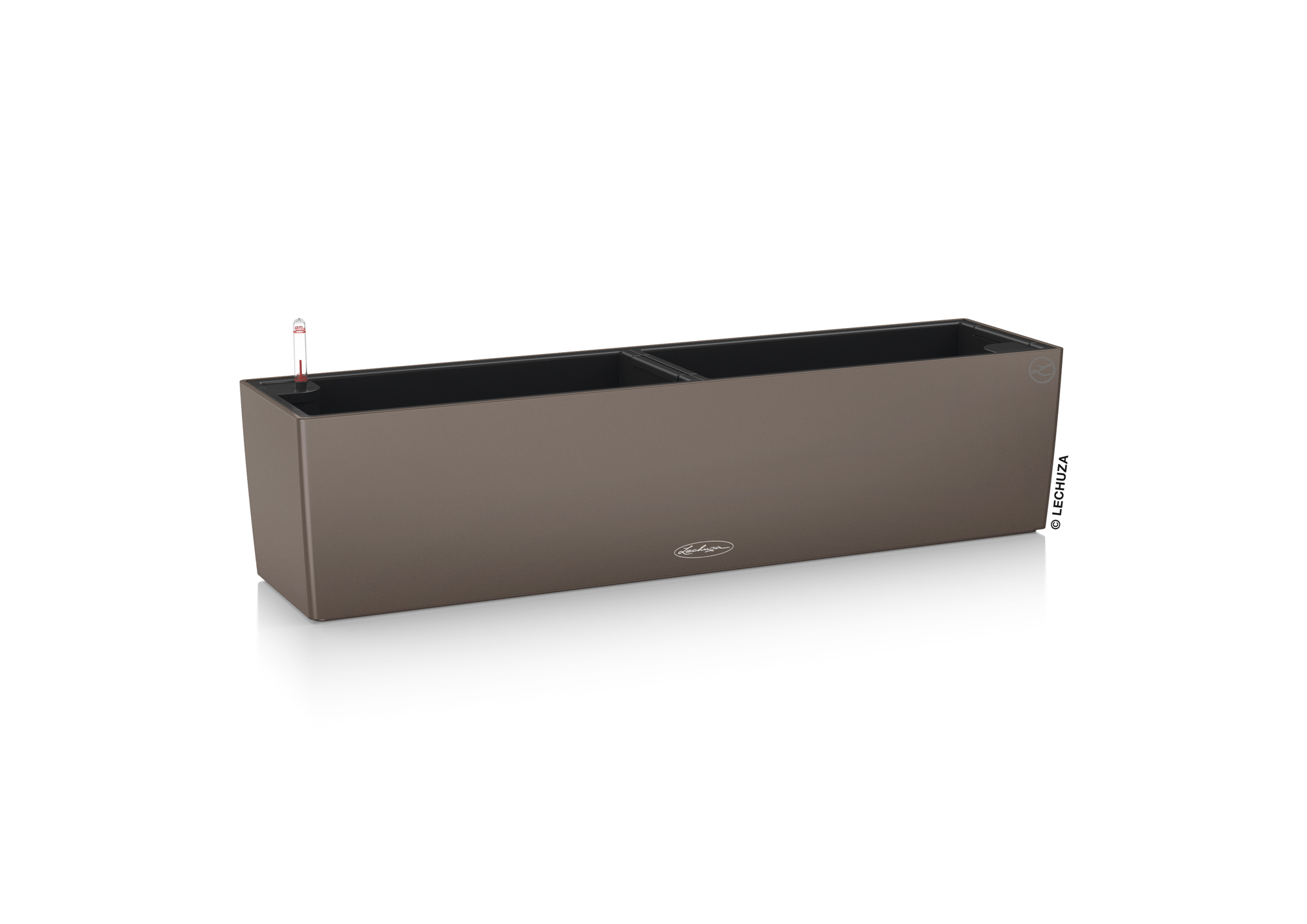 Кашпо с автополивом Лечуза Балконера Колор 80 мускатный, пластик арт.15684 по цене 