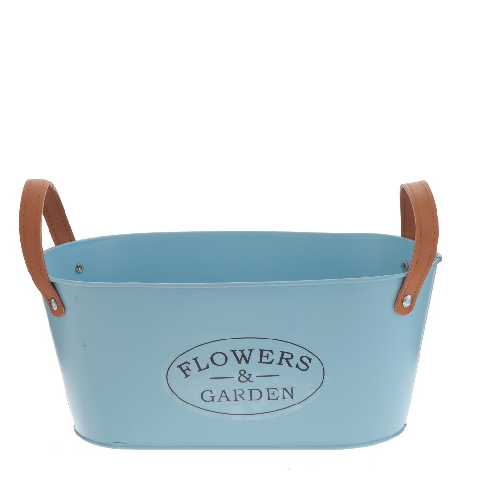 Кашпо с ручками 27х12х14см, металл арт.800226 по цене 