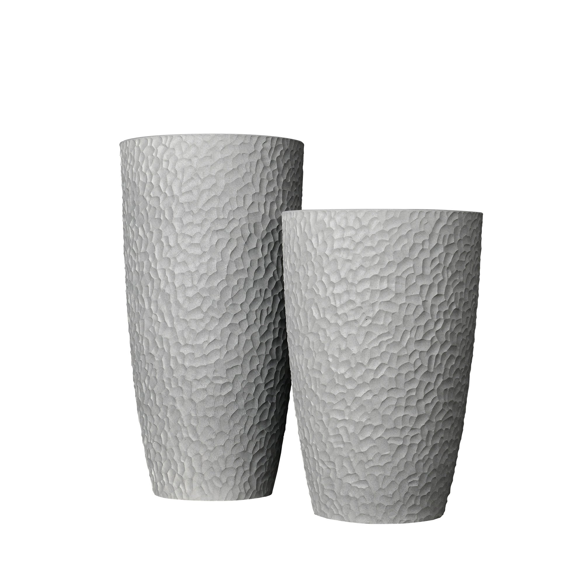 Вазон с тех горшком Манго серый бут ВН №8 38,5л, бетон по цене 